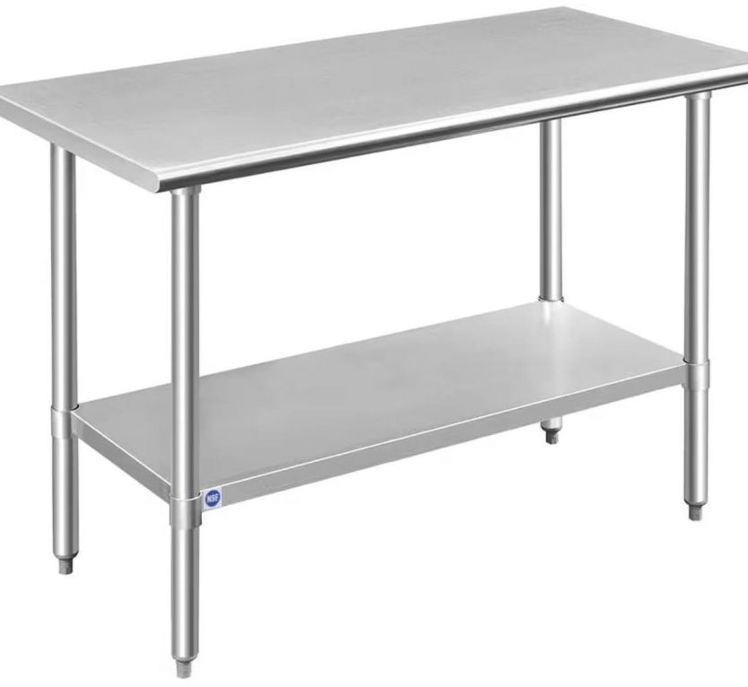 ROCKPOINT Stainless Steel Table Prep & Work 24x48 Inches