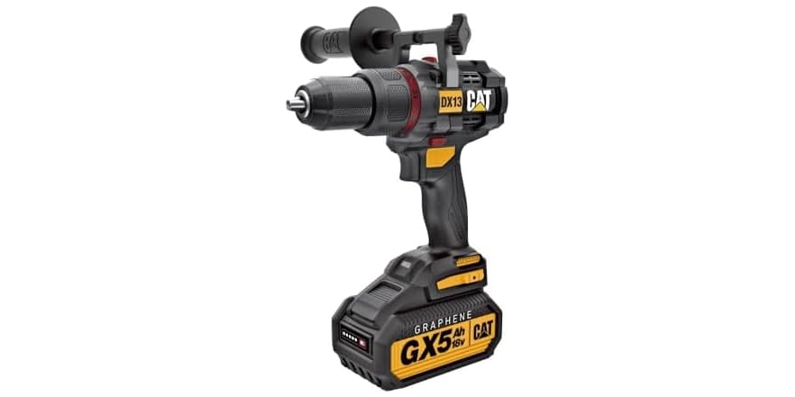 CAT DX13 18V Brushless 1/2in Hammer Drill Kit - $194.99 - Free shipping for Prime members