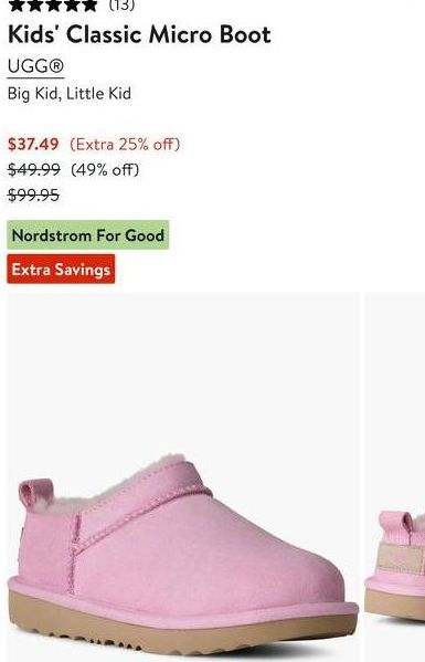 UGG Kids' Classic Micro Boot