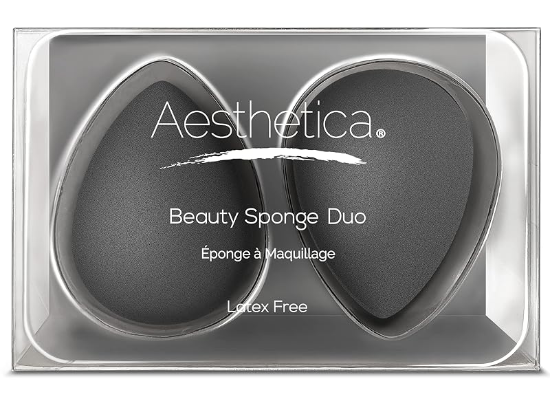 Aesthetica Beauty Sponge Blender, Latex Free & Vegan Makeup Sponge Blender