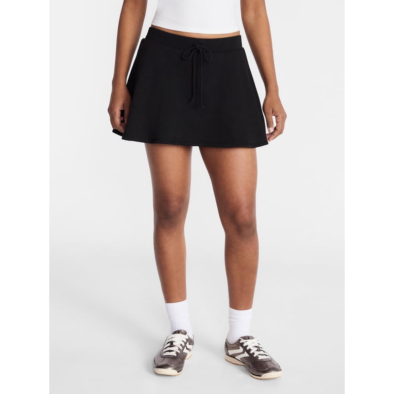 No Boundaries Fleece Skater Skort, Women's