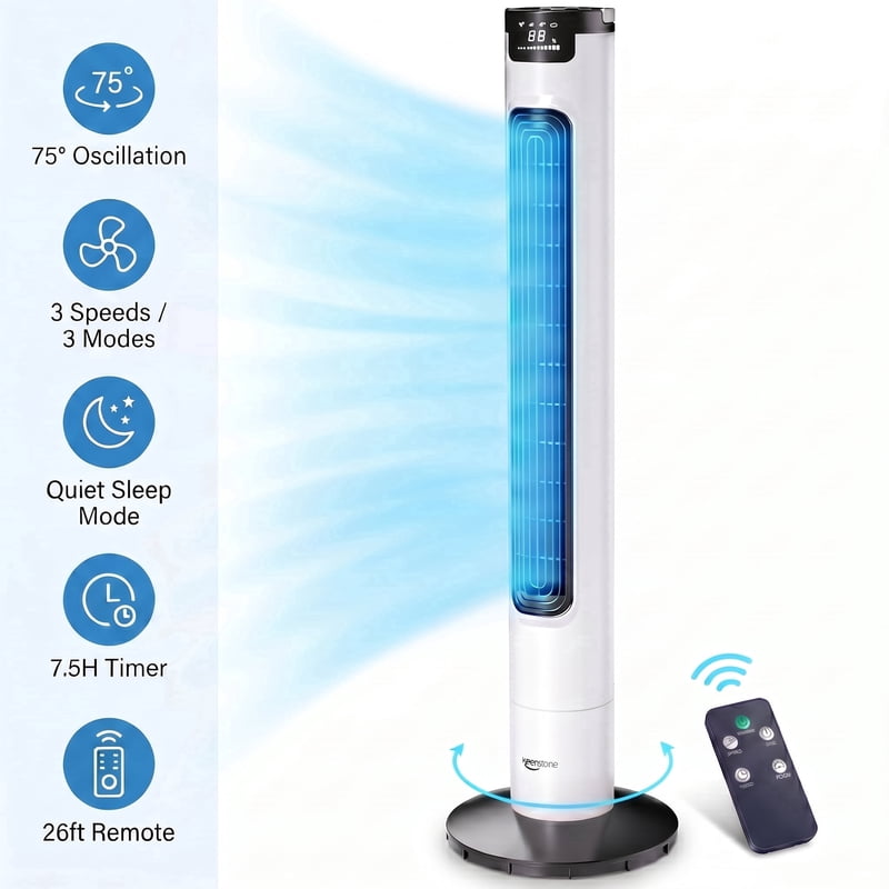 Keenstone 38-inch Tower Fan for Bedroom