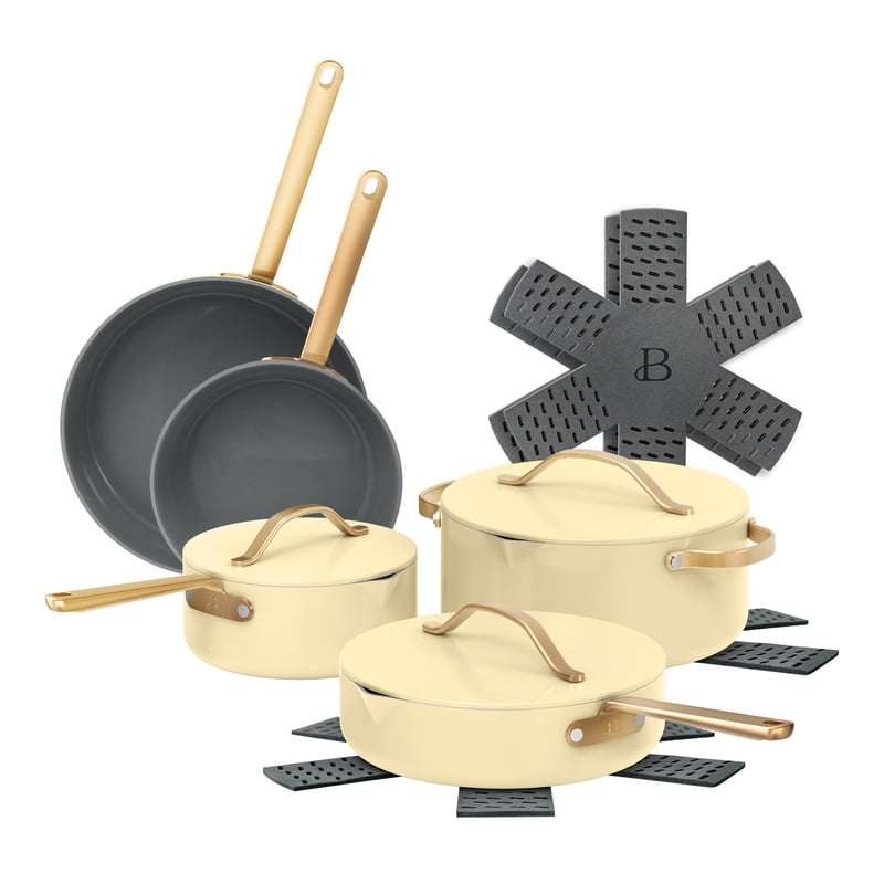 Beautiful 12-Piece Cookware Set, Pots and Pans